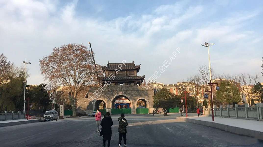 霸气沭阳南城门终于建好了期待正式开放